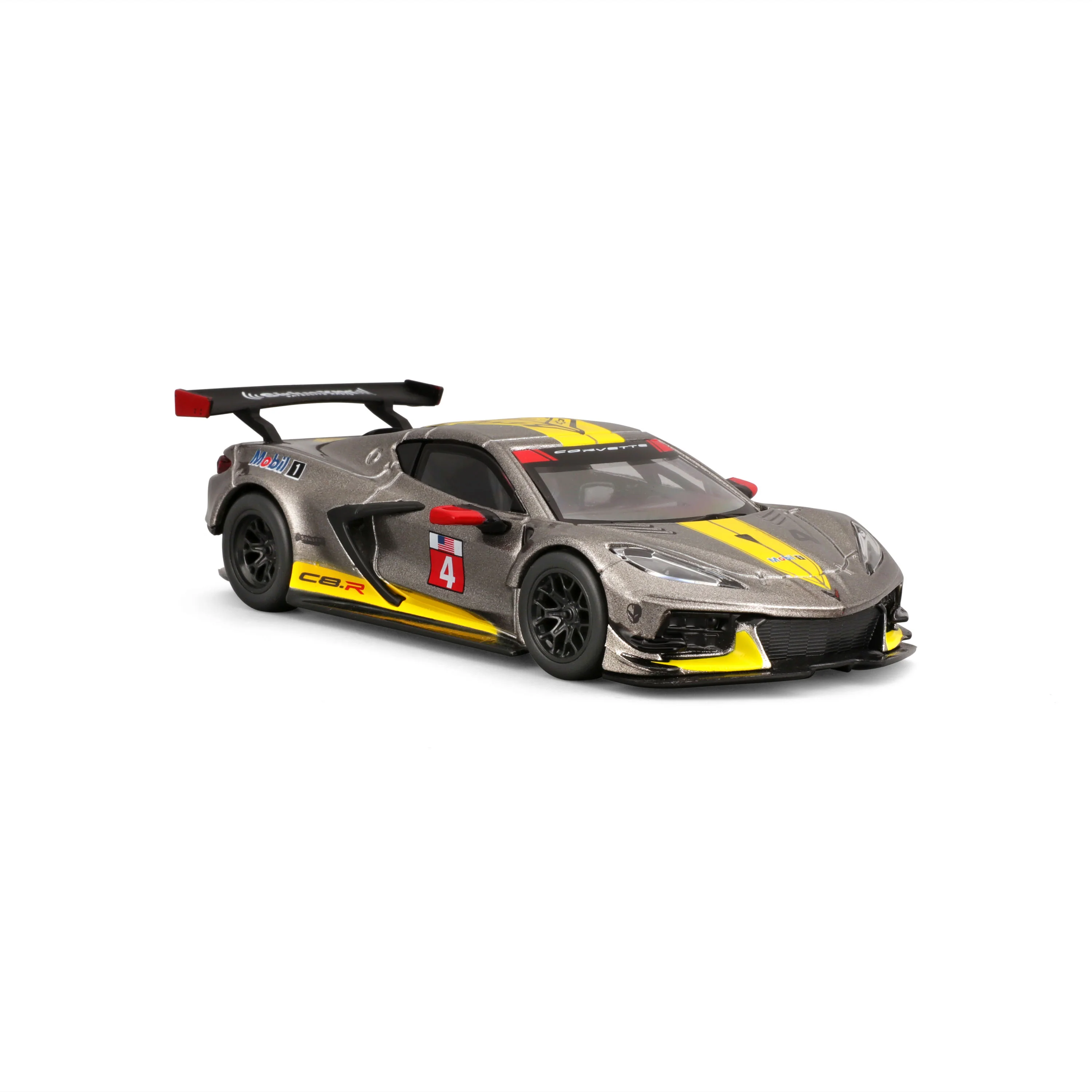 2020 Chevrolet Corvette C8.R 1:43 metallic gray with display case - Image 5