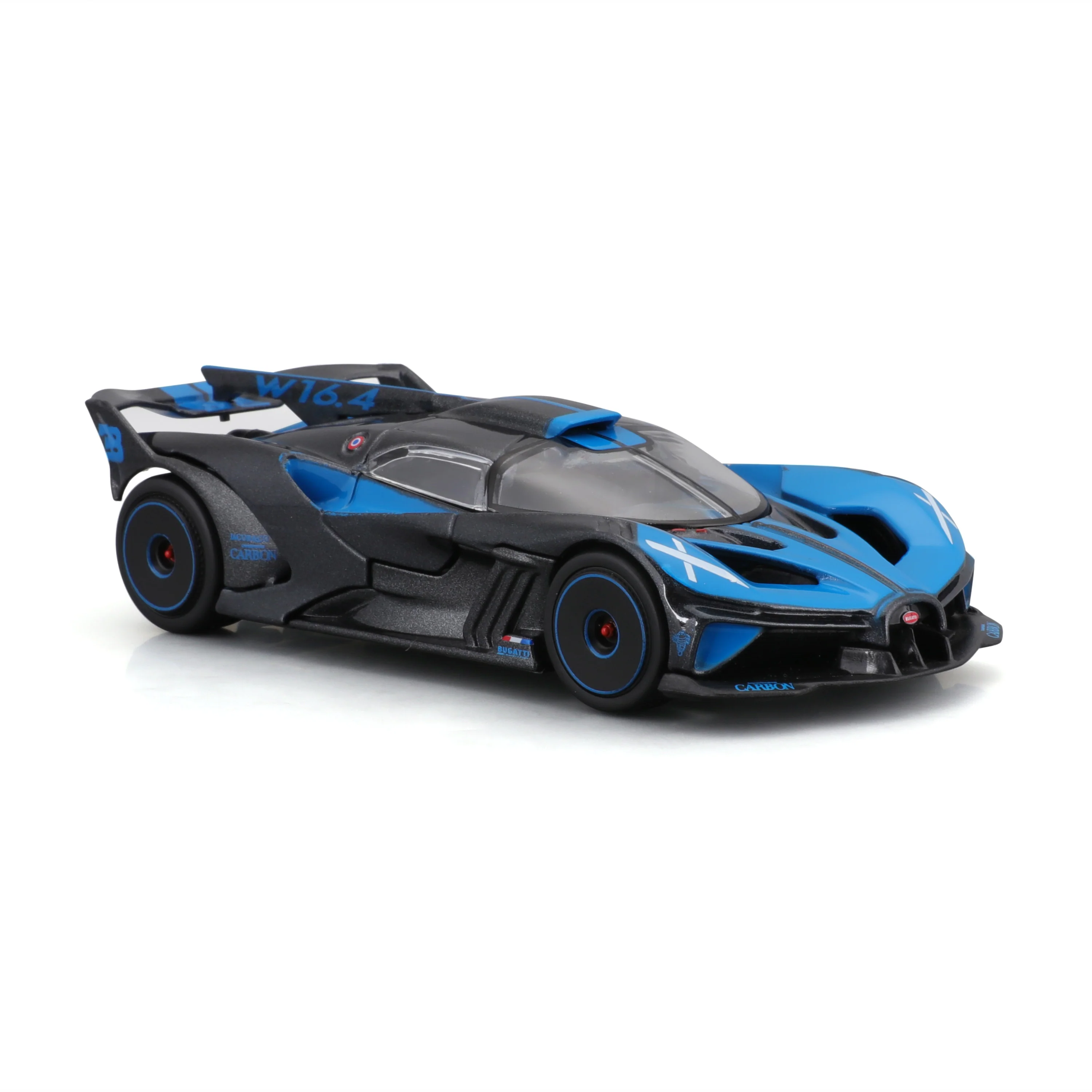 Bugatti Bolide 1:43 blue/black with display case - Image 5