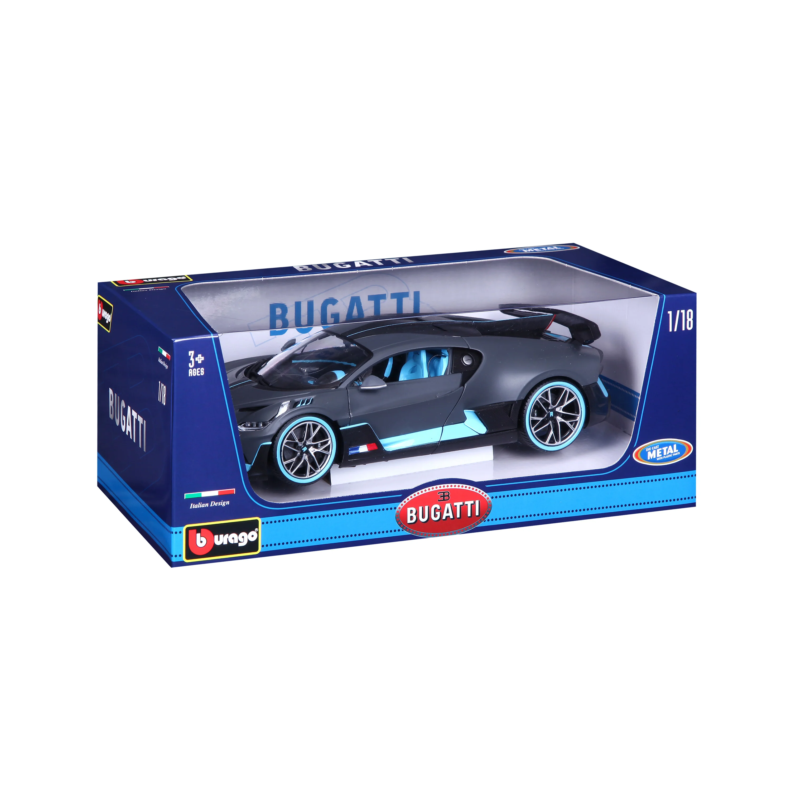 Bugatti Divo 1:18 dark grey - Image 2