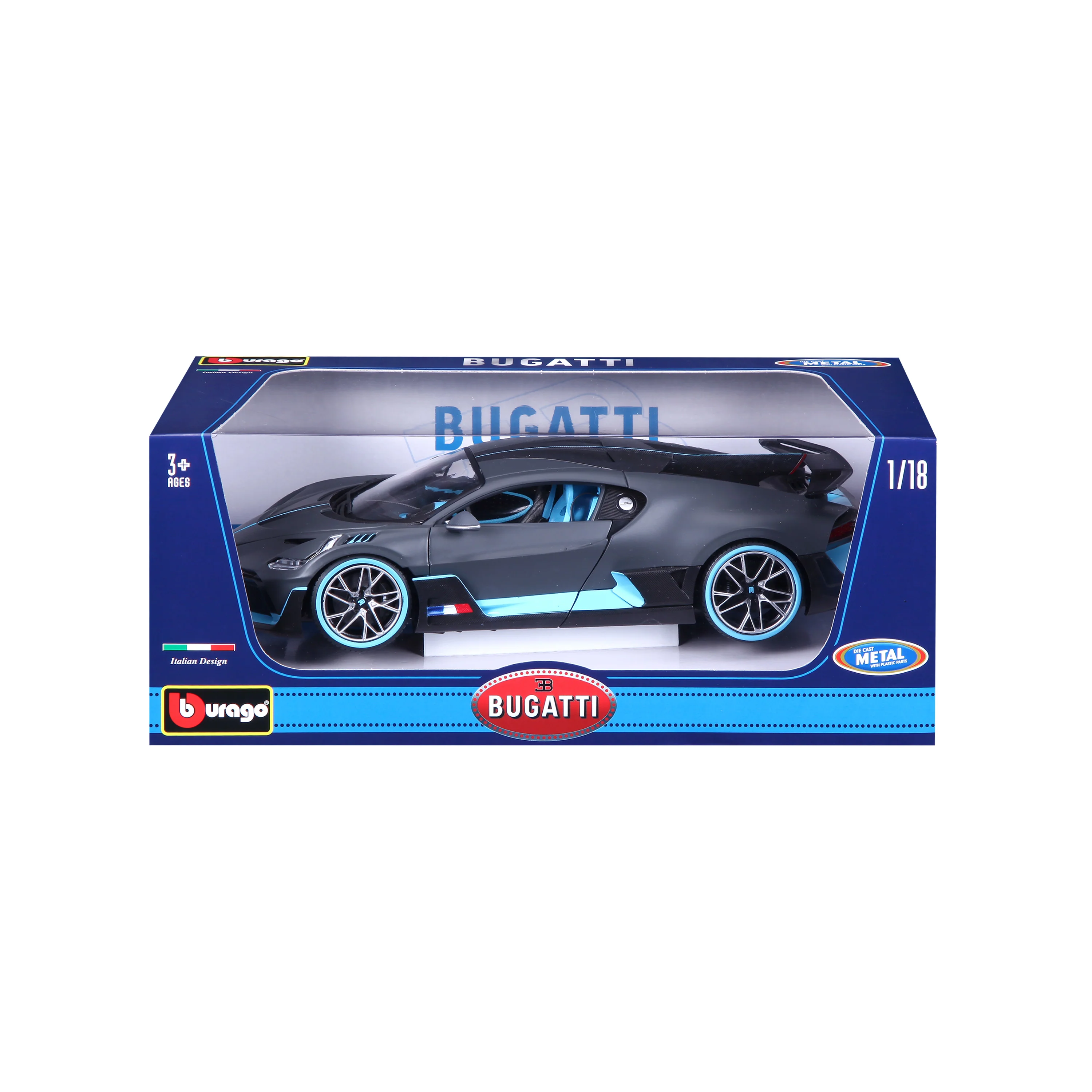 Bugatti Divo 1:18 dark grey - Image 7