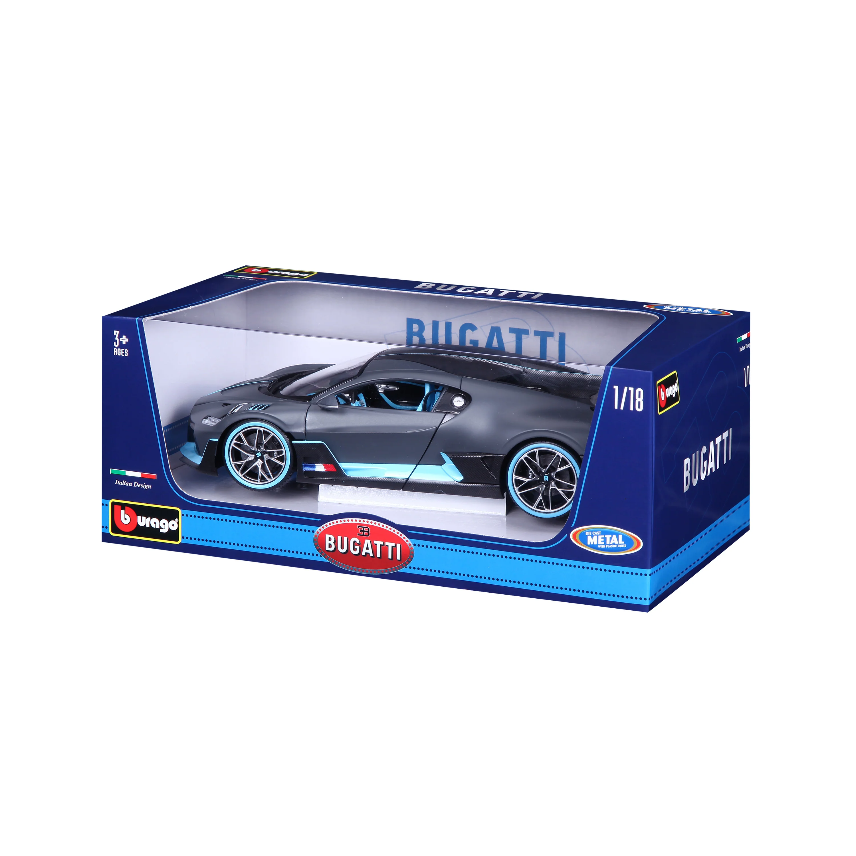 Bugatti Divo 1:18 dark grey - Image 8