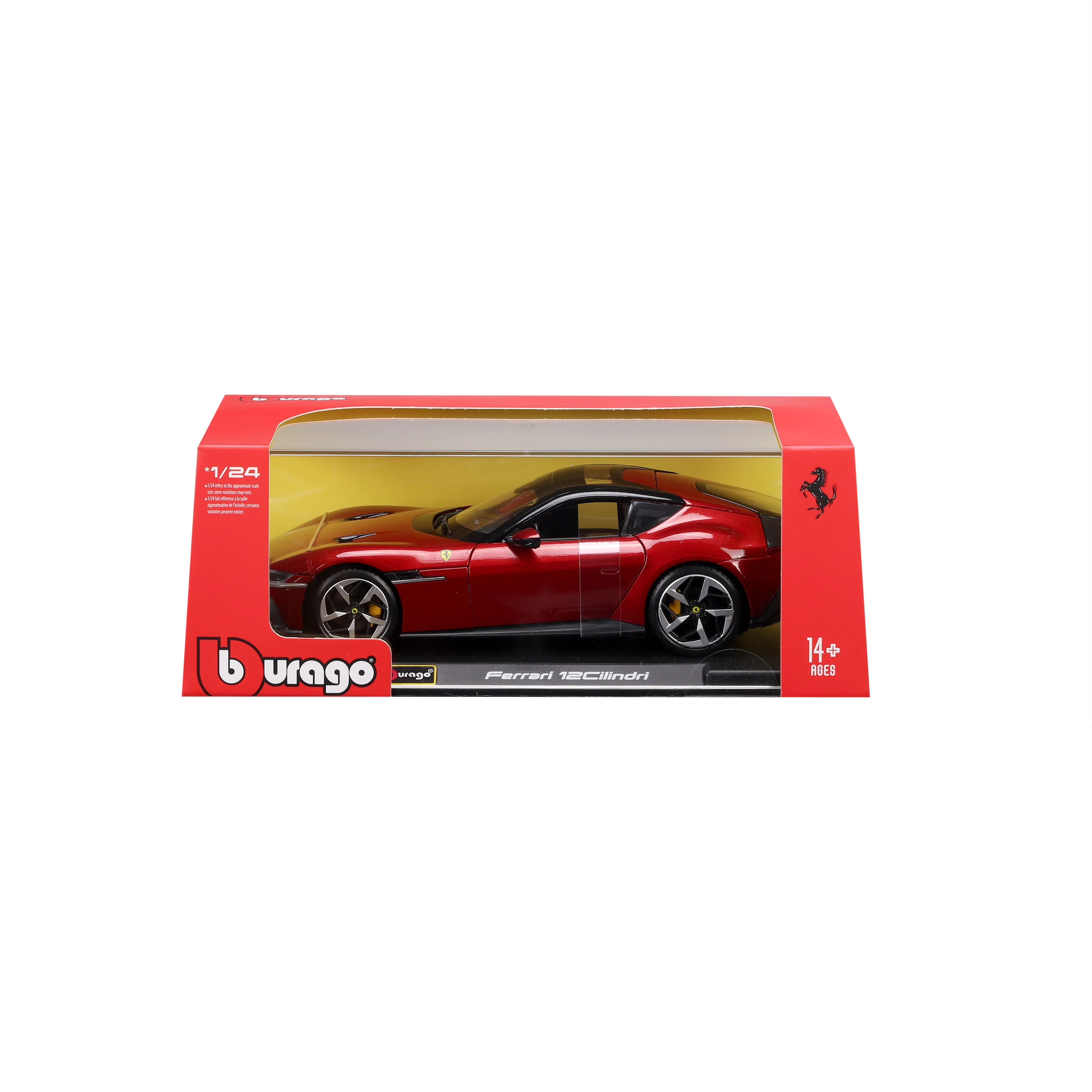 Ferrari 12 Cilindri 1:24 Imola Red with display case - WEB EXCLUSIVE - Image 8