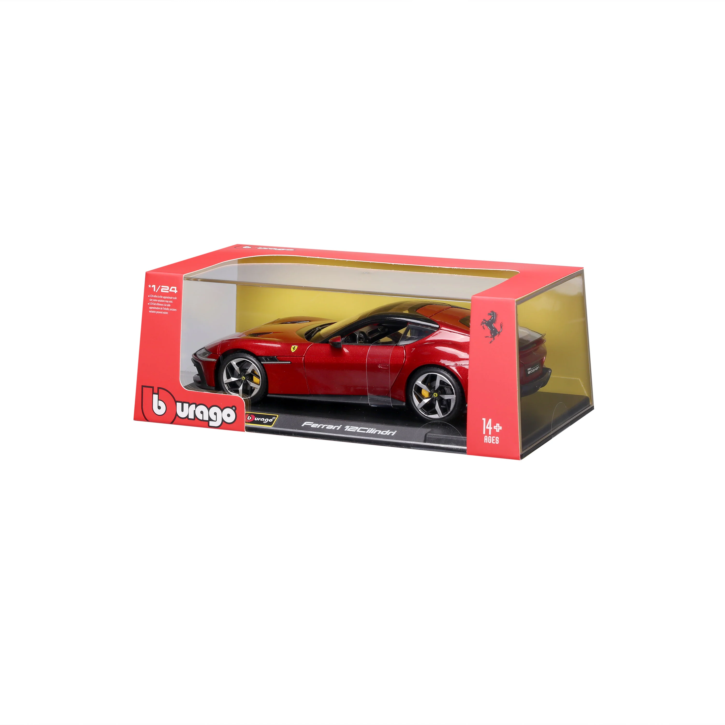 Ferrari 12 Cilindri 1:24 Imola Red with display case - WEB EXCLUSIVE - Image 9
