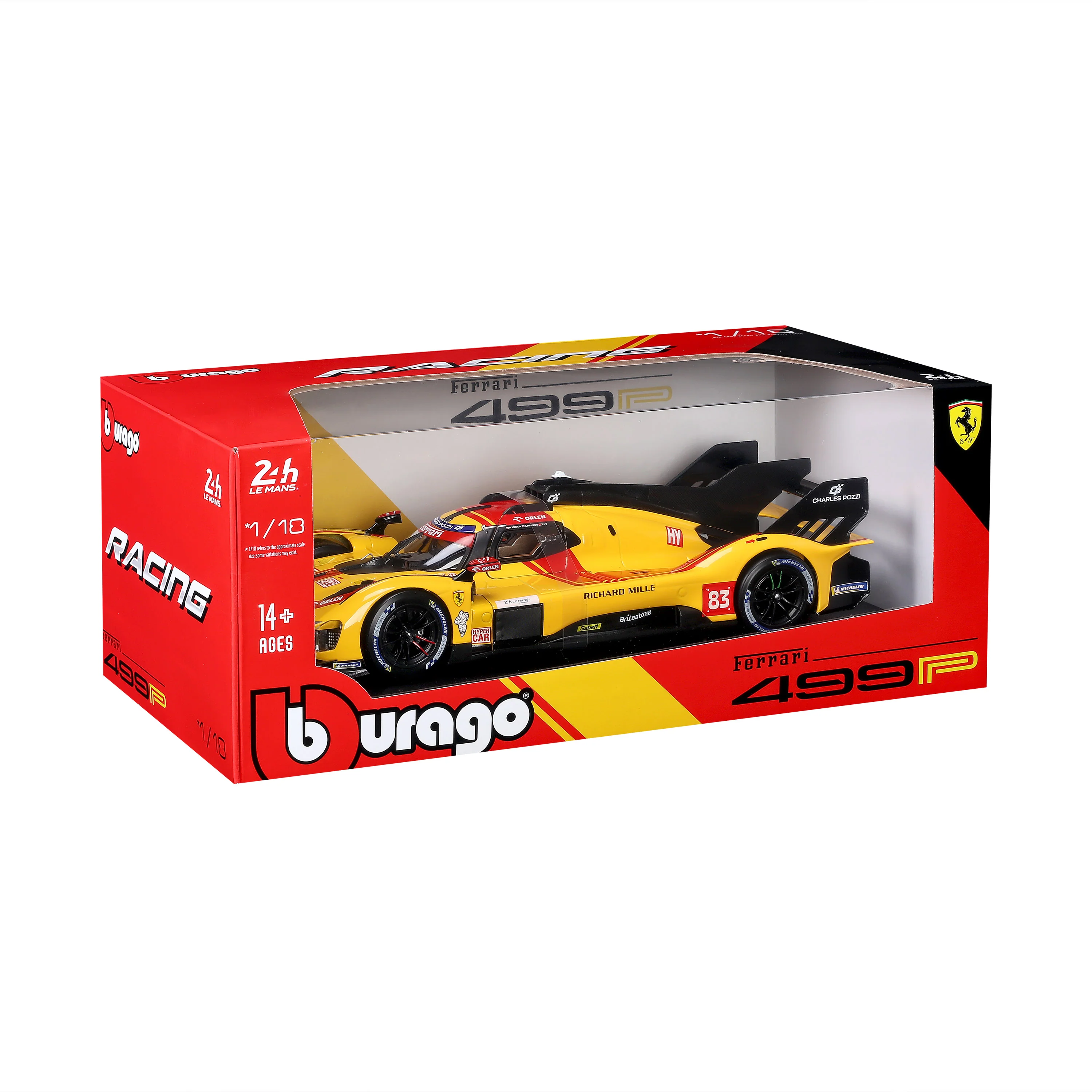 Ferrari 499P 24H LMH Hypercar 2025 Bburago 1:18 No. 83 - Image 2
