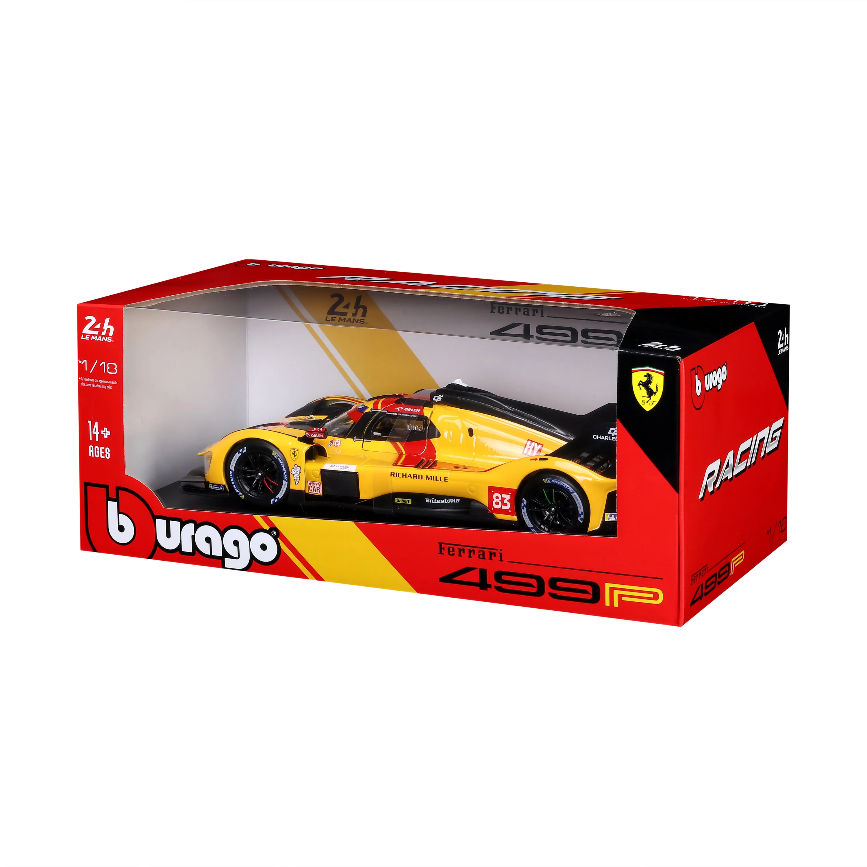 Ferrari 499P 24H LMH Hypercar 2025 Bburago 1:18 No. 83 - Image 8