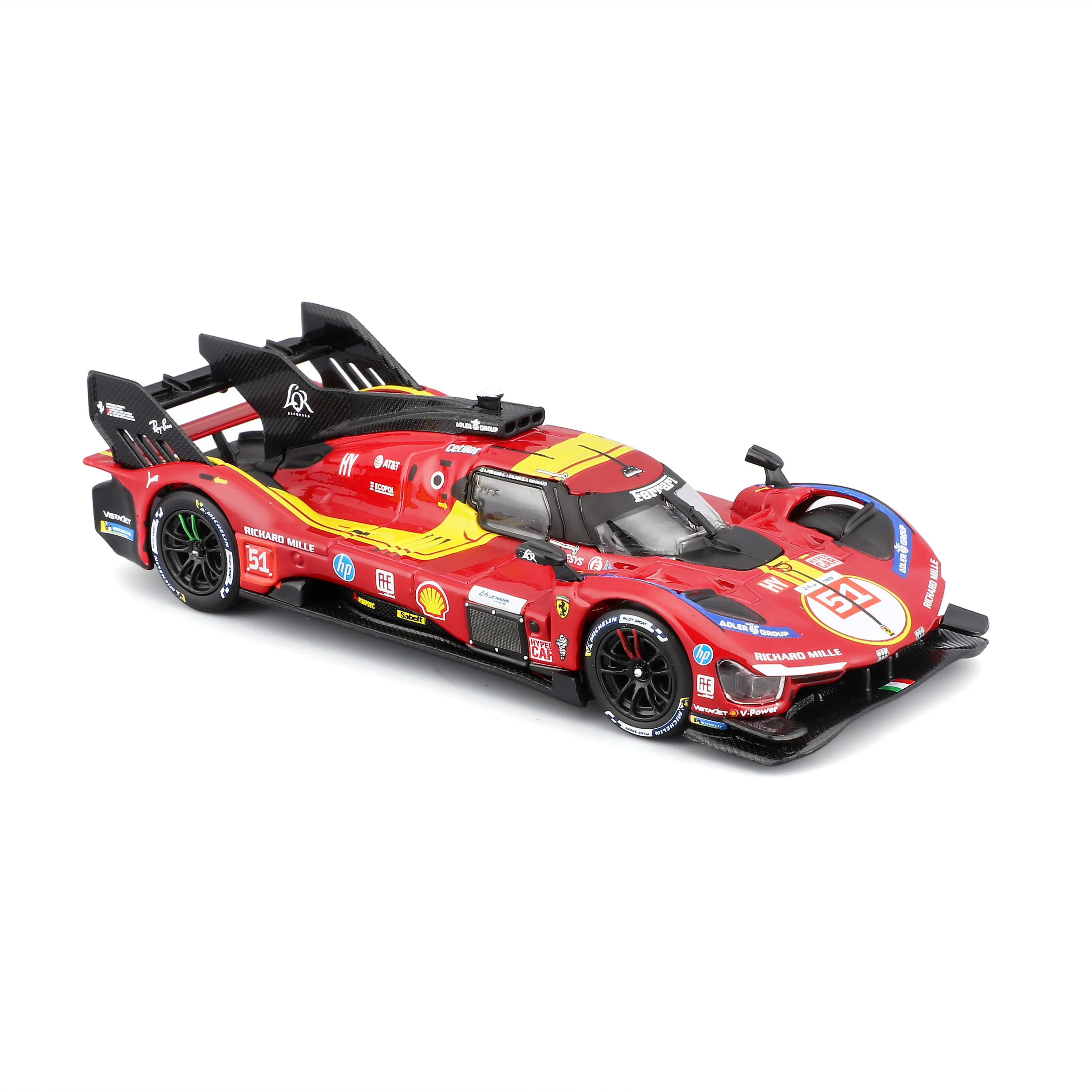 FERRARI 499P 24H LMH Hypercar 2025 No. 51 1:43 with display case - Image 7