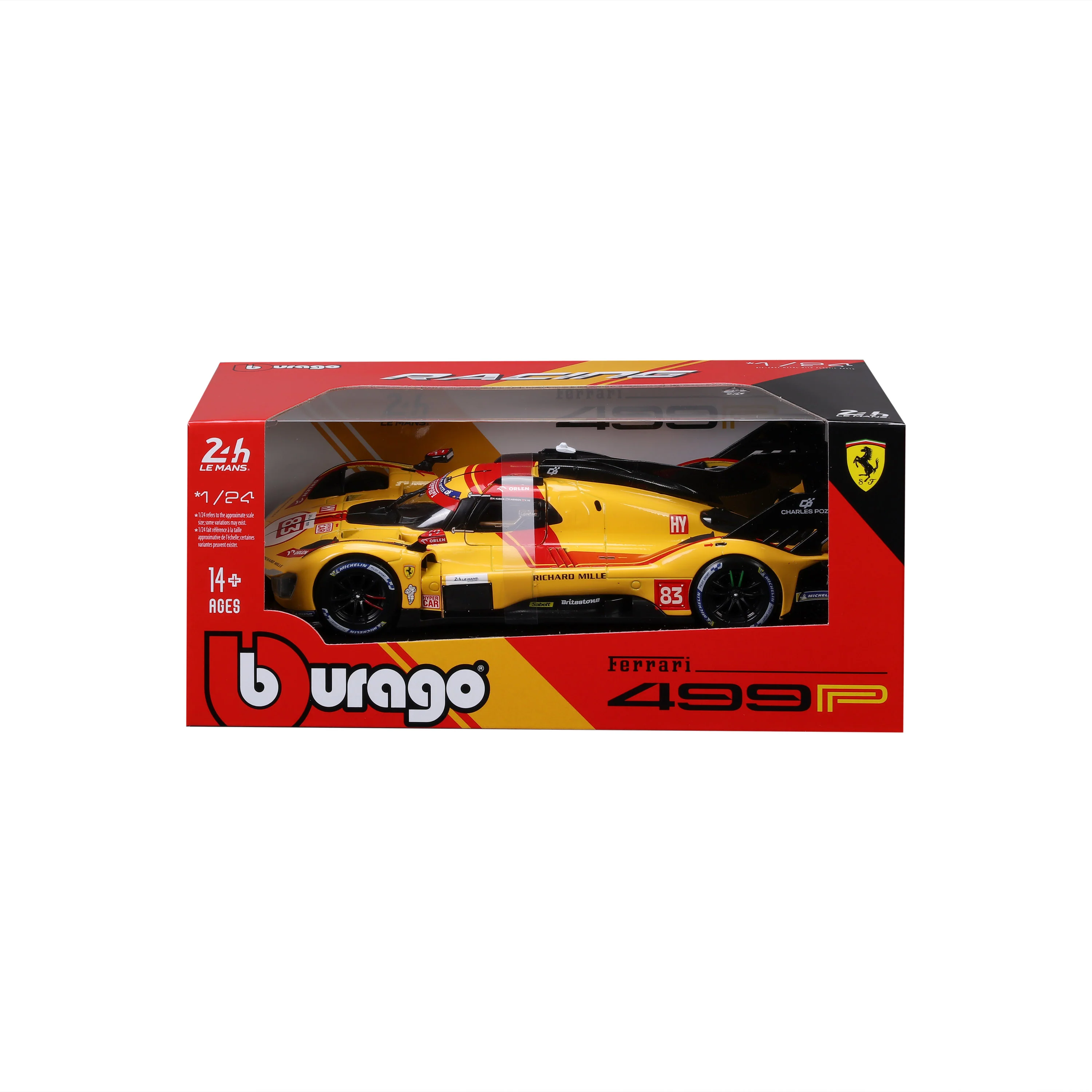 FERRARI 499P 24h LMS Hypercar 2025 Le Mans Champion N.83 1:24 - Image 7