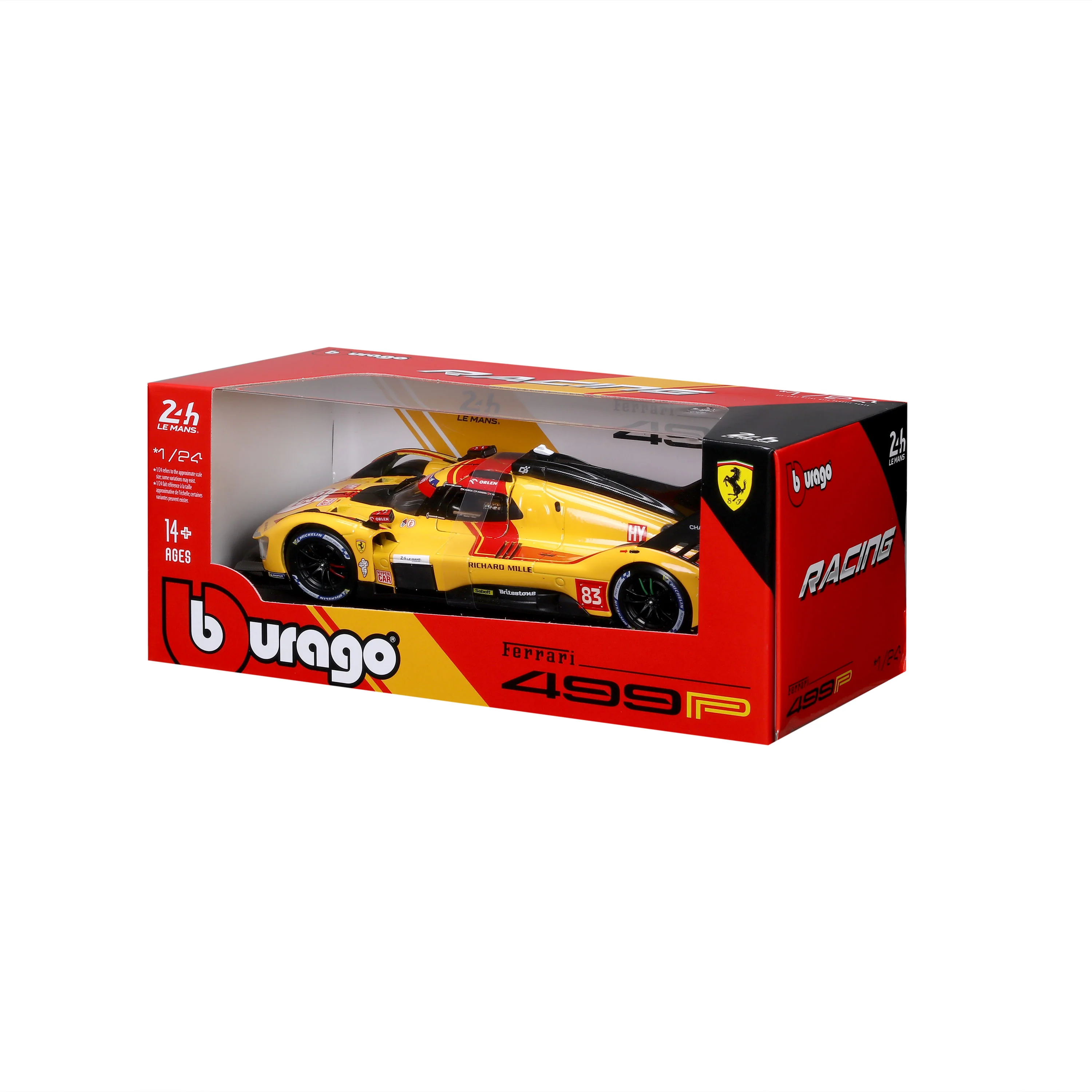FERRARI 499P 24h LMS Hypercar 2025 Le Mans Champion N.83 1:24 - Image 8