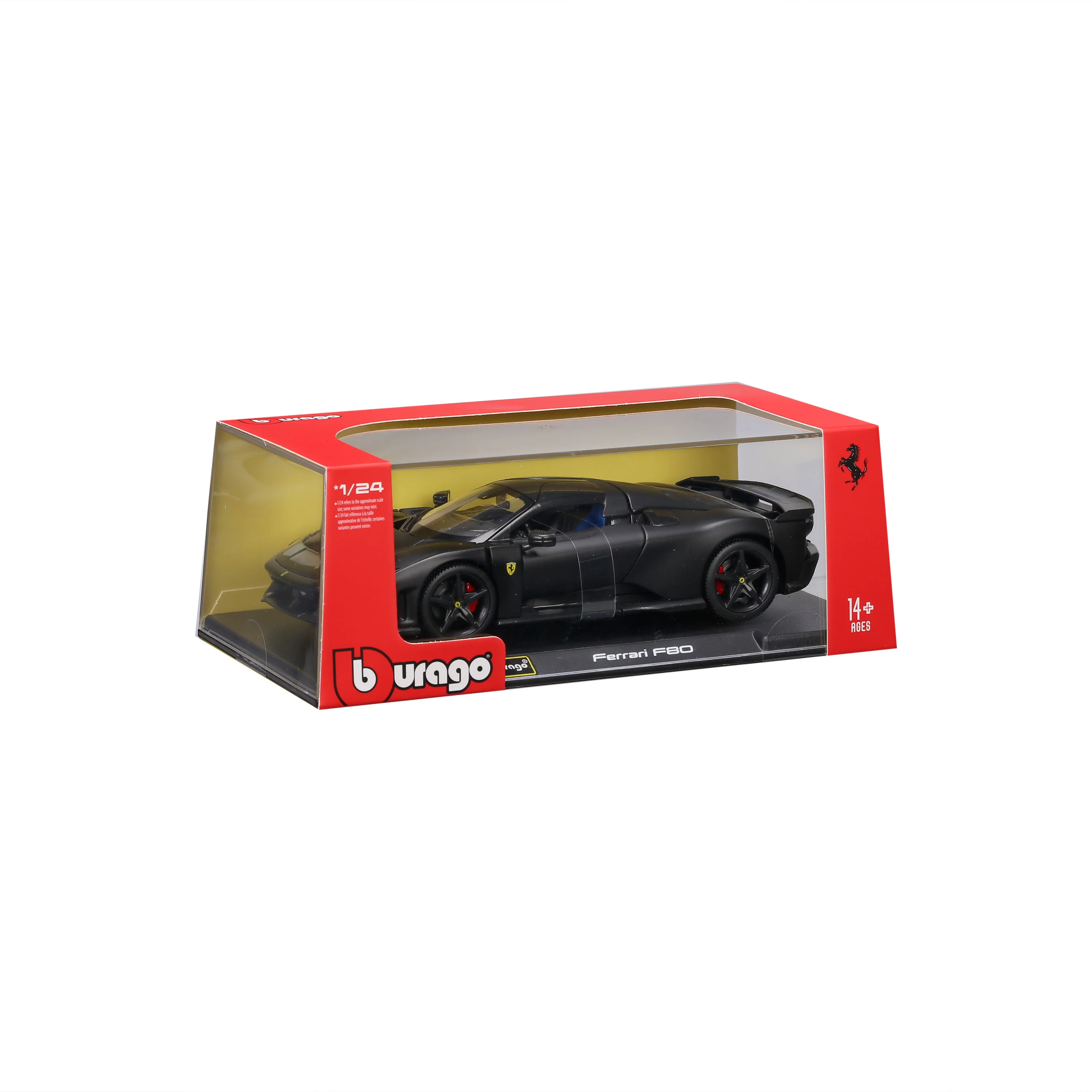 Ferrari F80 1:24 Matte Black with display case - WEB EXCLUSIVE - Image 2