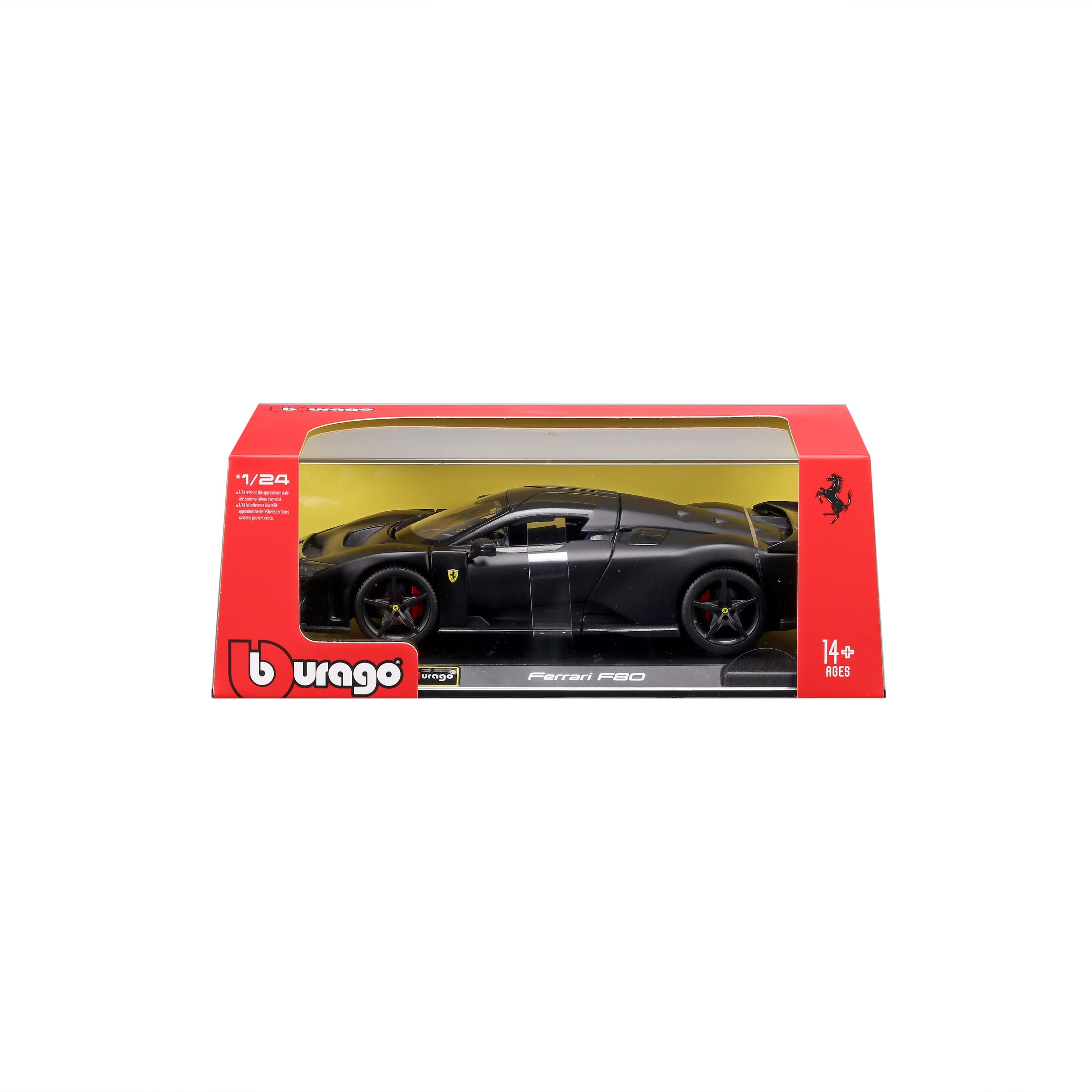 Ferrari F80 1:24 Matte Black with display case - WEB EXCLUSIVE - Image 8
