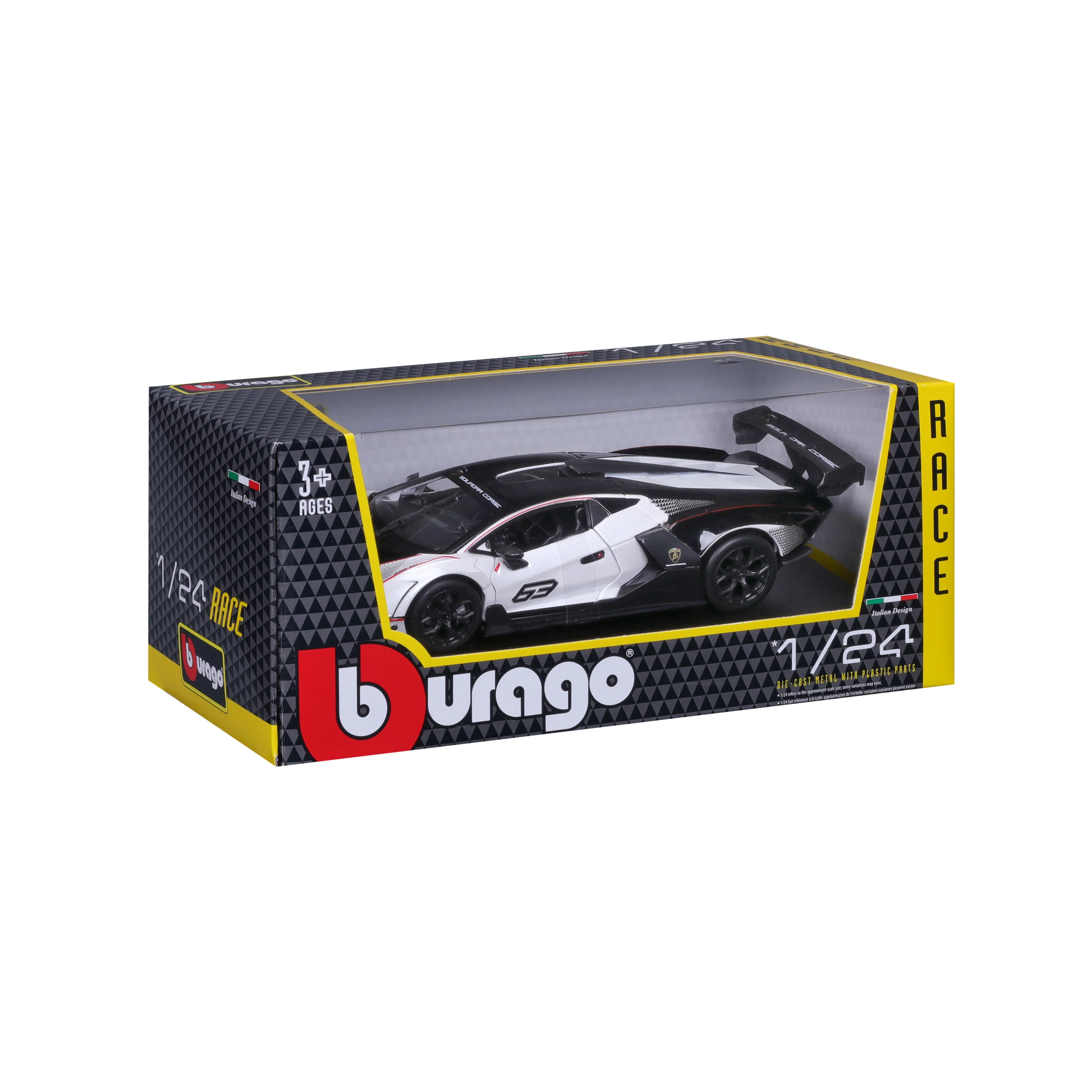 Lamborghini Essenza SCV12 1:24 black and white - Image 2