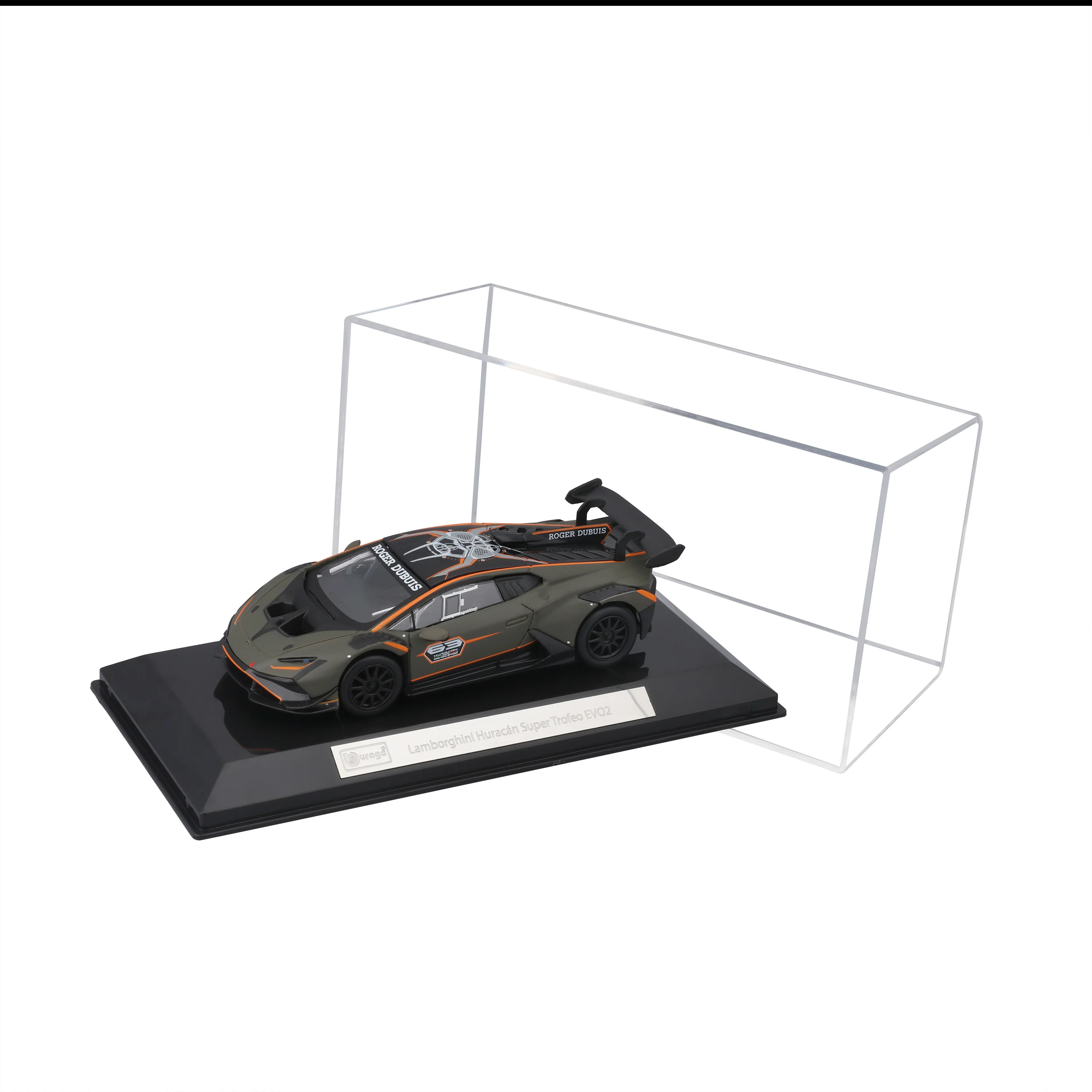 Lamborghini Huracán Super Trofeo EVO2 1:43 metallic green with display case