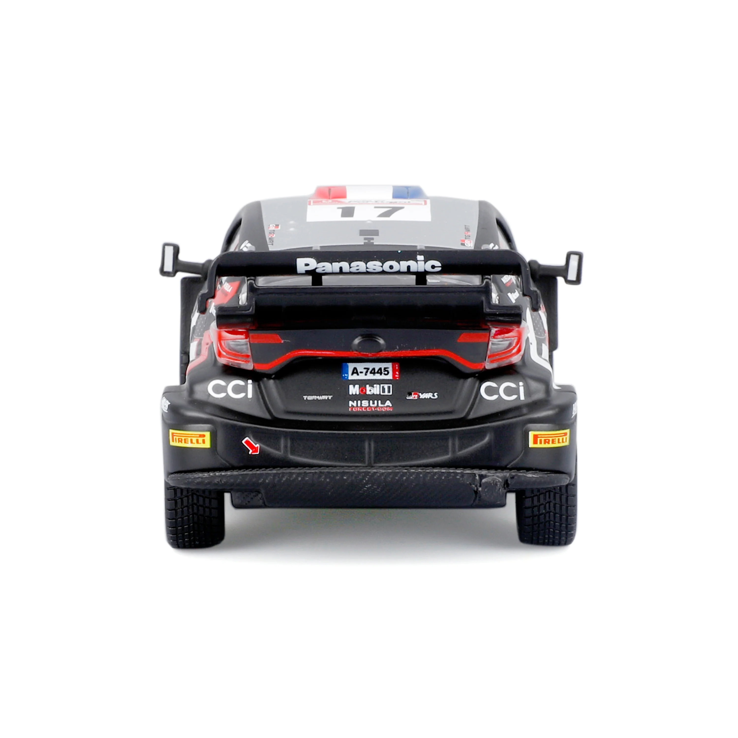 Toyota GR Yaris Rally 1 Hybrid #17 1:43 with display case - Image 3