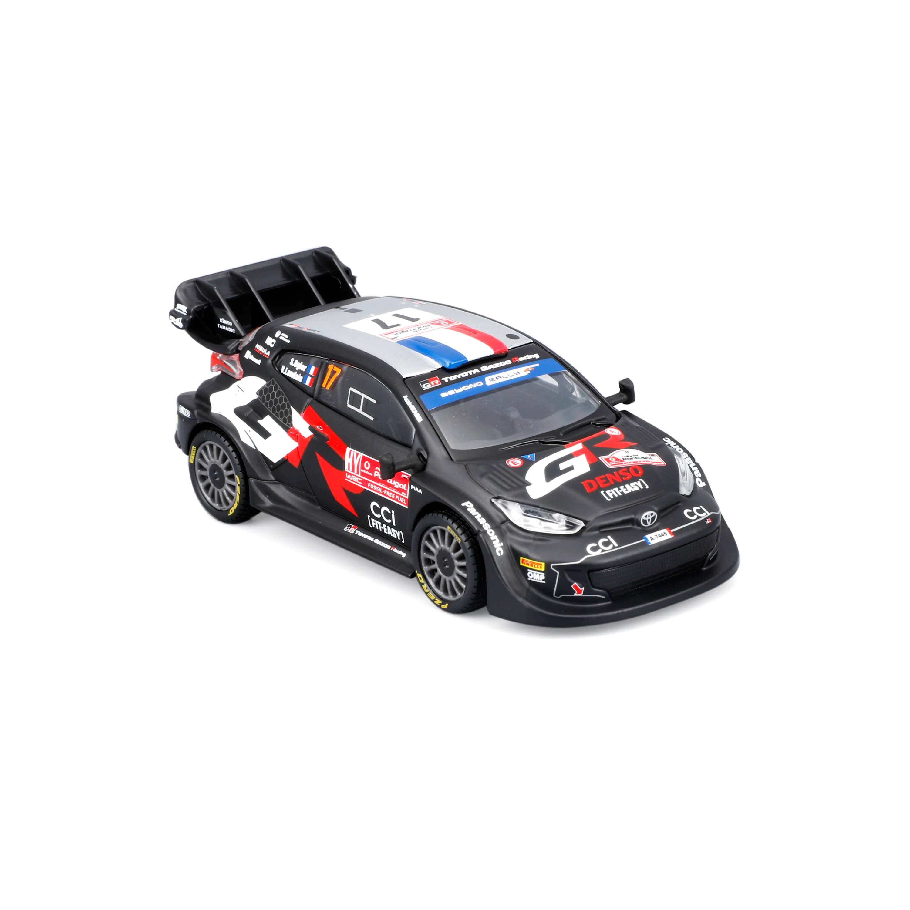 Toyota GR Yaris Rally 1 Hybrid #17 1:43 with display case - Image 4