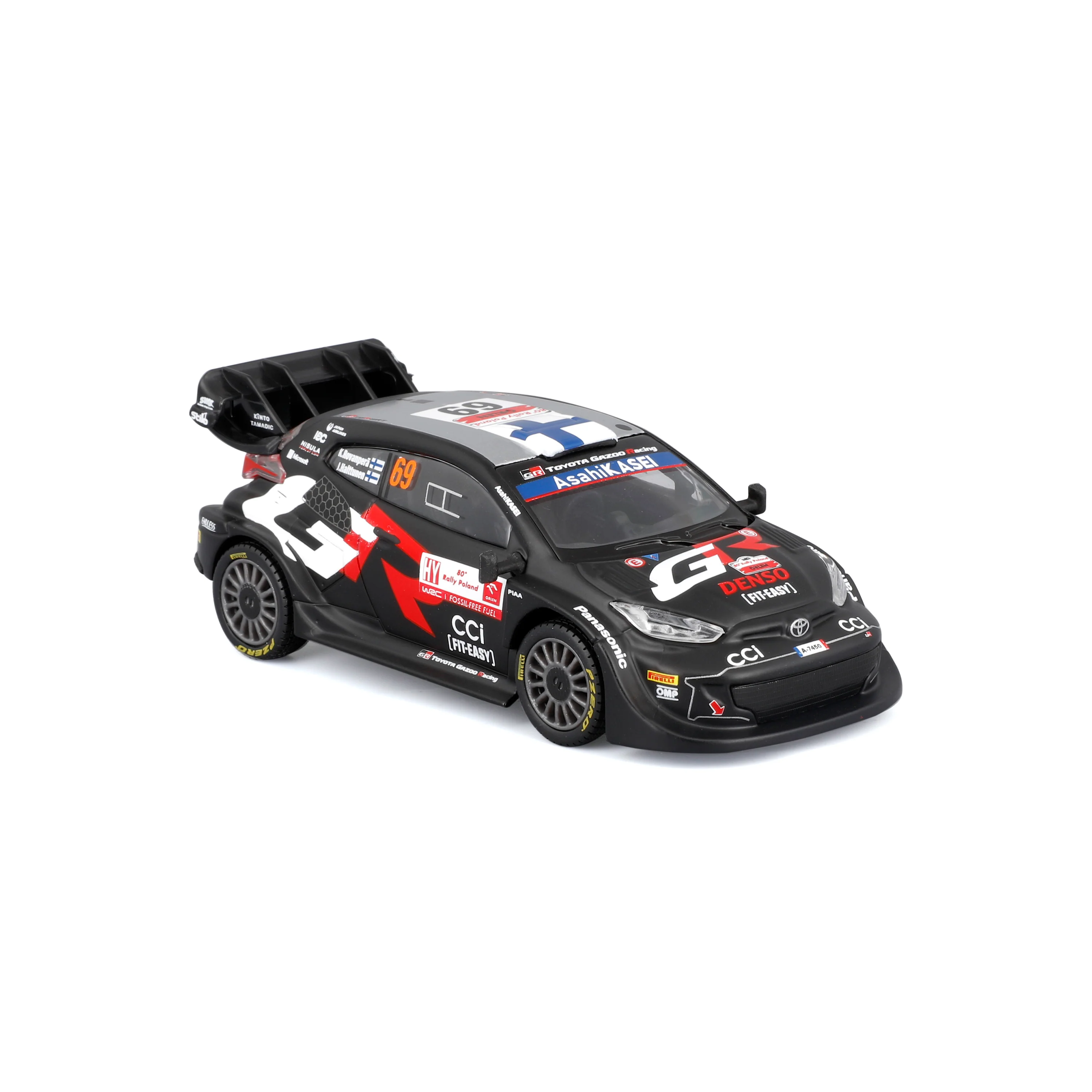Toyota GR Yaris Rally 1 Hybrid #69 1:43 with display case - Image 4