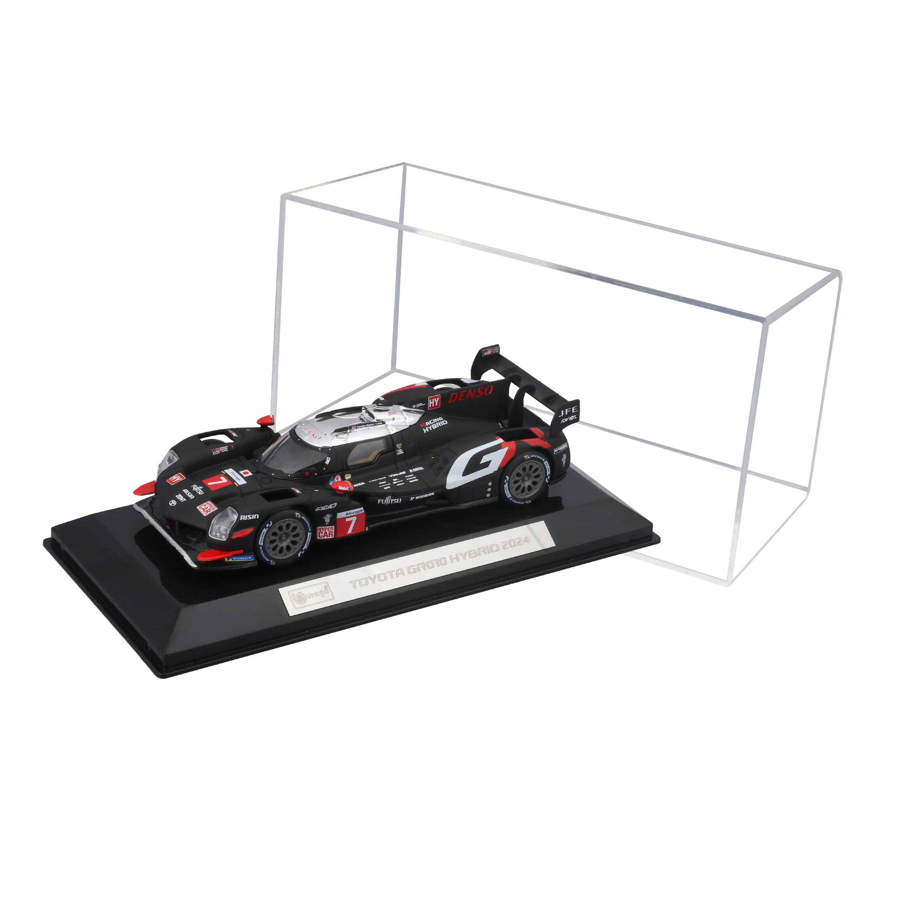Toyota GR010 Hybrid 2024 #7 1:43 con teca espositiva